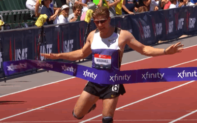 Golden Moments: Tara Davis-Woodhall and Hunter Woodhall Shine at Hayward Field